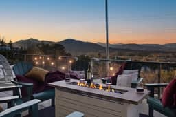 Asheville Hilltop with Blue Ridge Views | Hot Tub, Game Room + Fire Pit | 3BR, Sleeps 8 - Image 3
